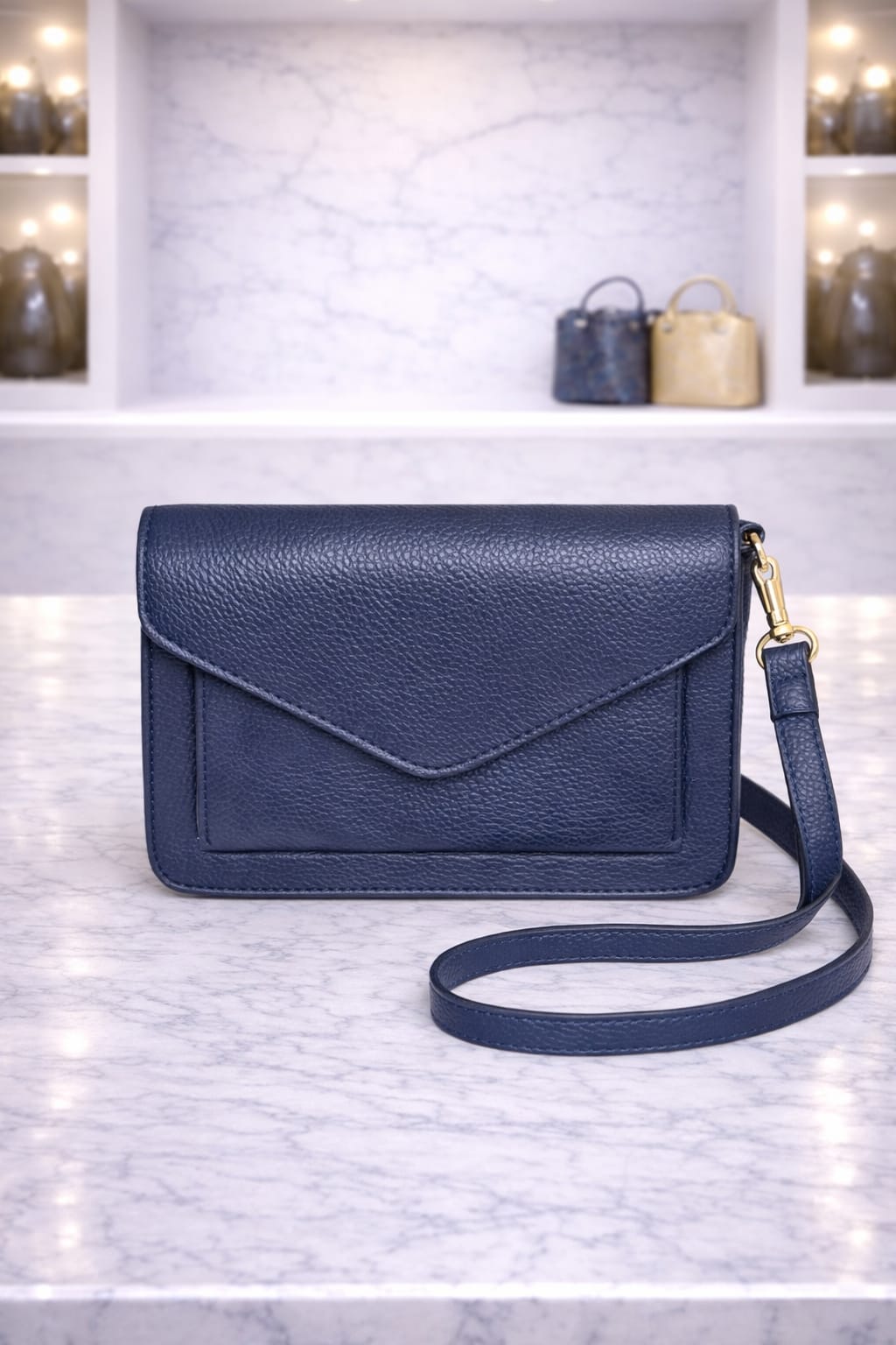 Limuccxi blue crossbody envelope bag