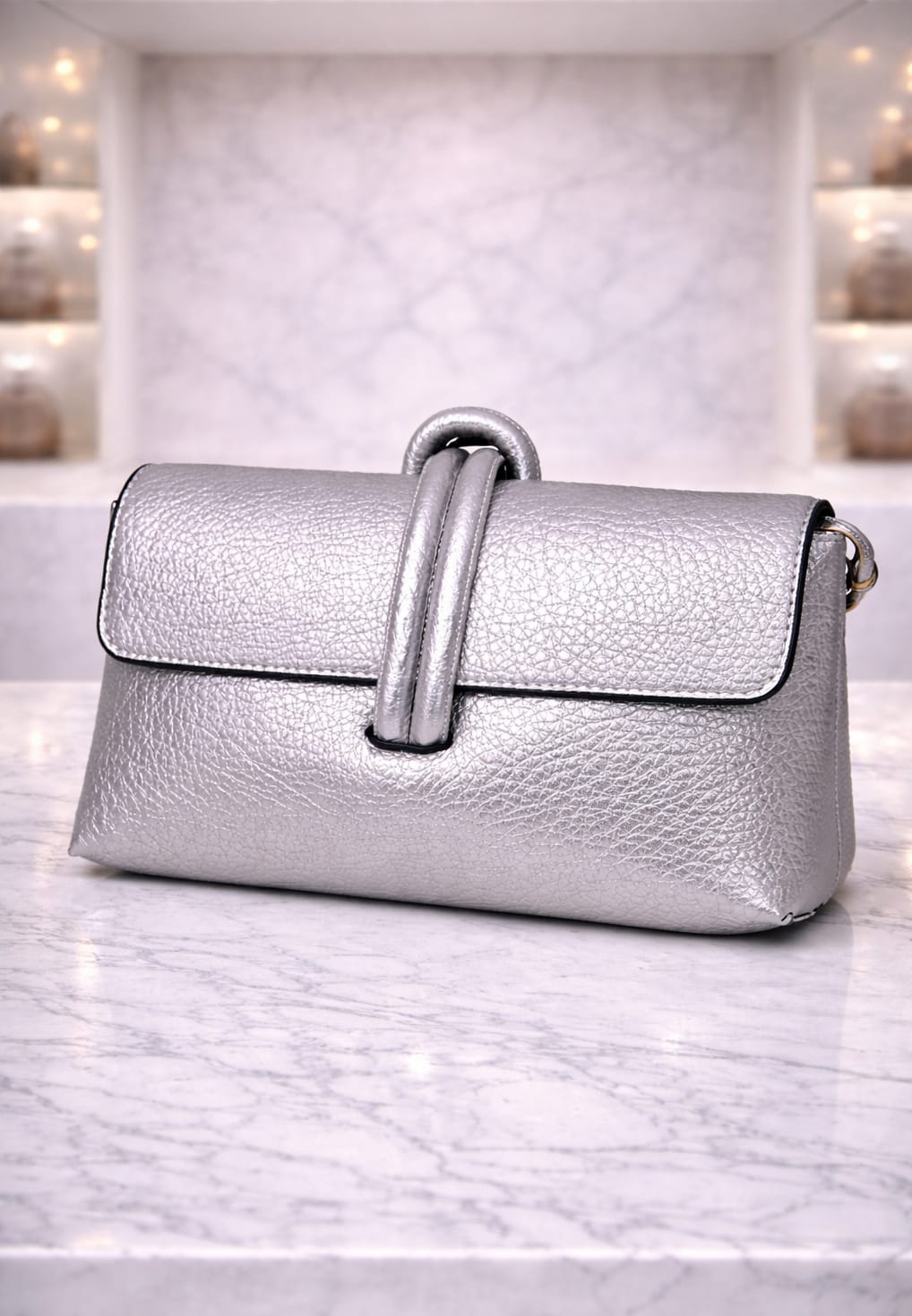 Limuccxi Silver Elegance Clutch crossbody