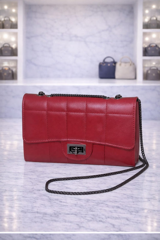 Limuccxi Red Classic Chain Bag