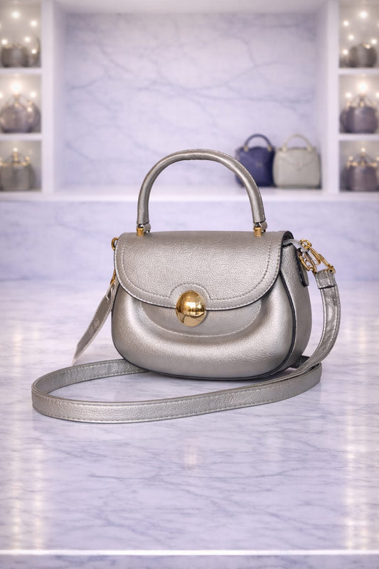 Limuccxi Silver Dome Crossbody