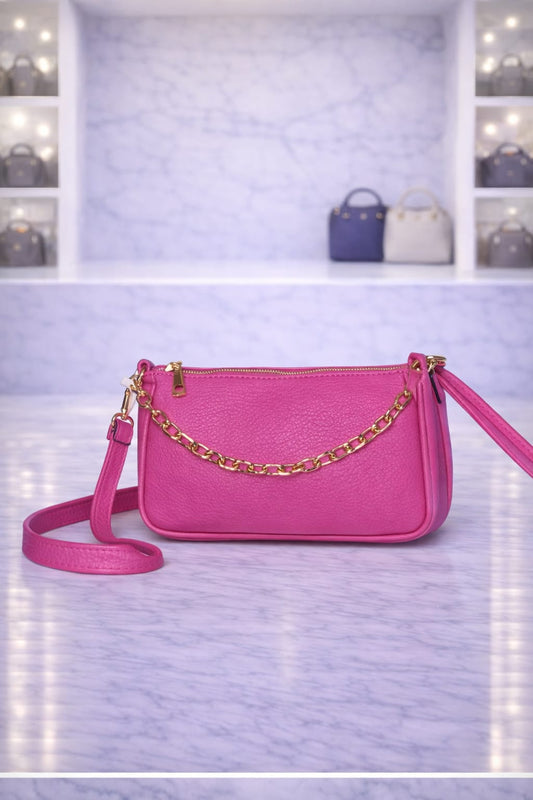 Limuccxi Pink Chain Crossbody