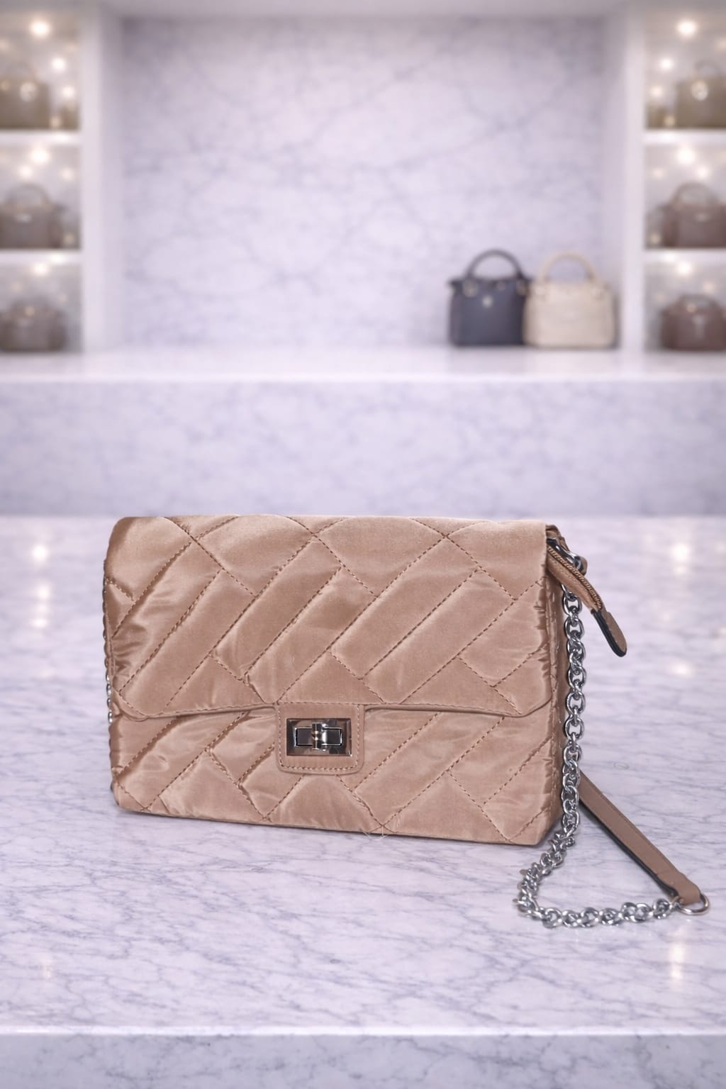 Limuccxi Nude Bubble Chain Bag